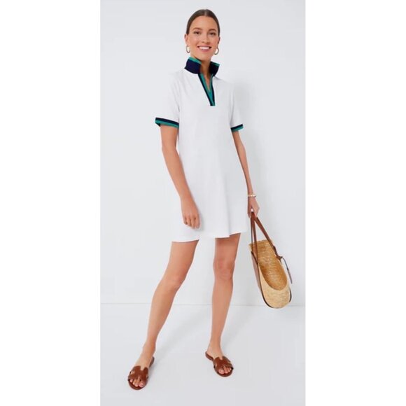 Tuckernuck Dresses & Skirts - Tuckernuck White Hutton Polo Dress XXXL coastal cap cod old money